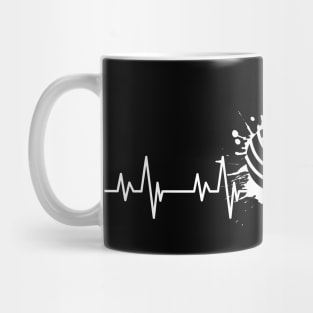 Volleyball Heartbeat Mug